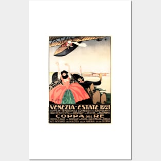 ITALY VENEZIA ESTATE Copa Del Re 1921 Advertisement Vintage Travel Posters and Art